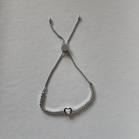 Heart Adjustable Bracelet - Picture 1 of 6